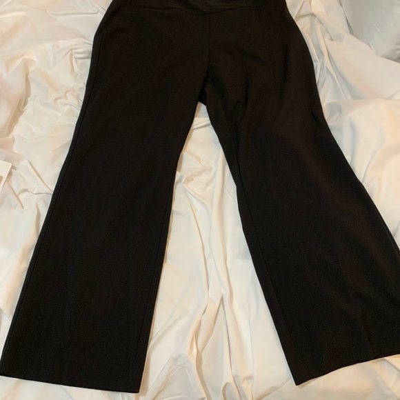 Roz & Ali Pants - Roz & Ali Woman Pull On Dress Trousers Black Size 14